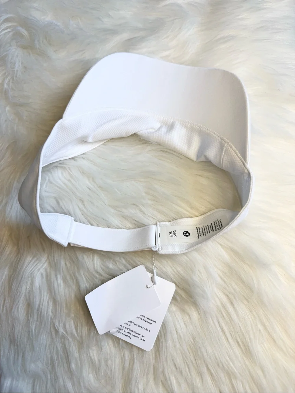 Lululemon Lightweight All Sport Visor White Size L/XL New
